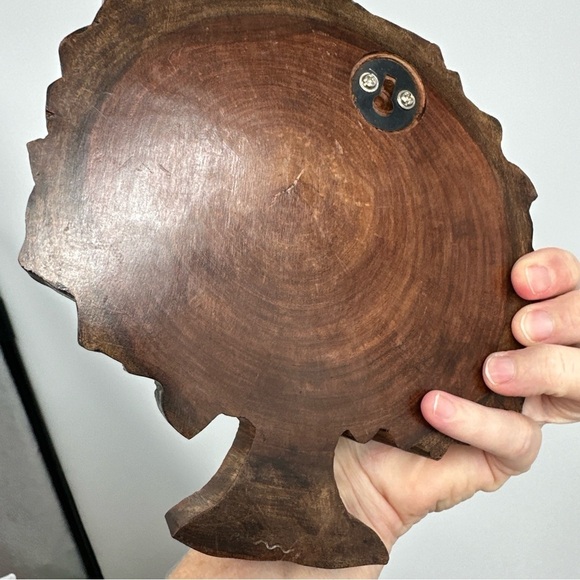 Tree Of Life Art Carved Wood & Metal Inlay Wall Display Tarkashi - Picture 3 of 5